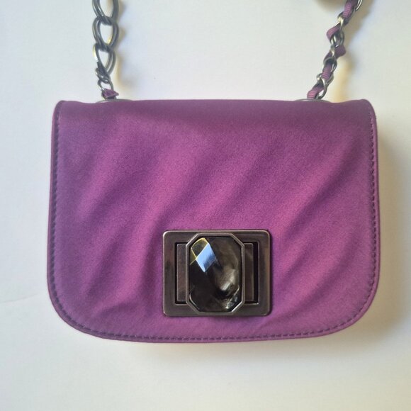Banana Republic chain cross-body mini bag, purple - Picture 2 of 5